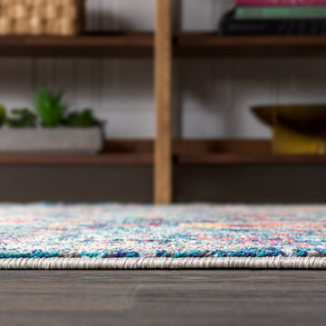 Vibrant bohemian Flair Boho Vintage Medallion Area Rug